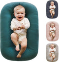 Malachite Green Baby Lounger: Cozy Support 0-24 Months