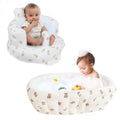 Collapsible Inflatable Baby Bathtub with Pump - Safe Sitting Solution