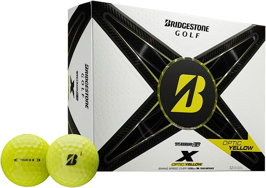Bridgestone Golf Tour B X Golf Balls for Maximum Distance and Control