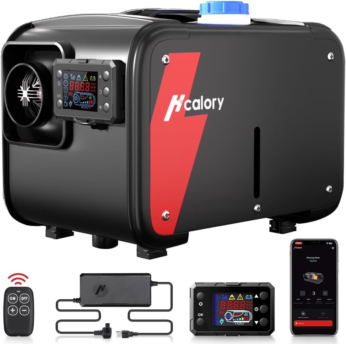 HCALORY 5KW Diesel Heater - Smart Bluetooth Control