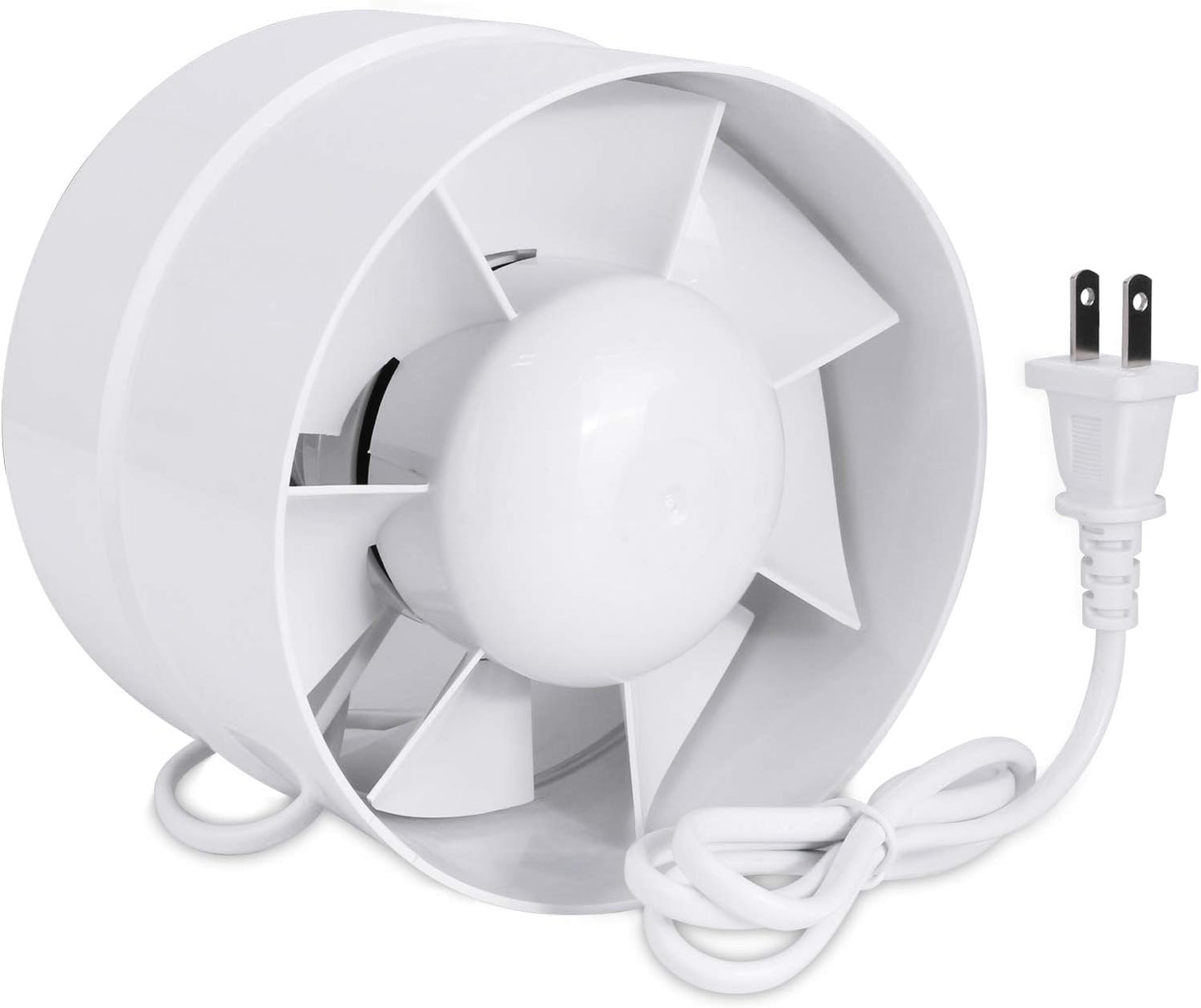 HUGOOME 4 Inch Vent Booster Fan - Powerful 76 CFM Airflow