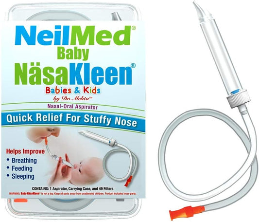 NeilMed Baby NasaKleen Nasal-Oral Aspirator: Hygienic & Portable