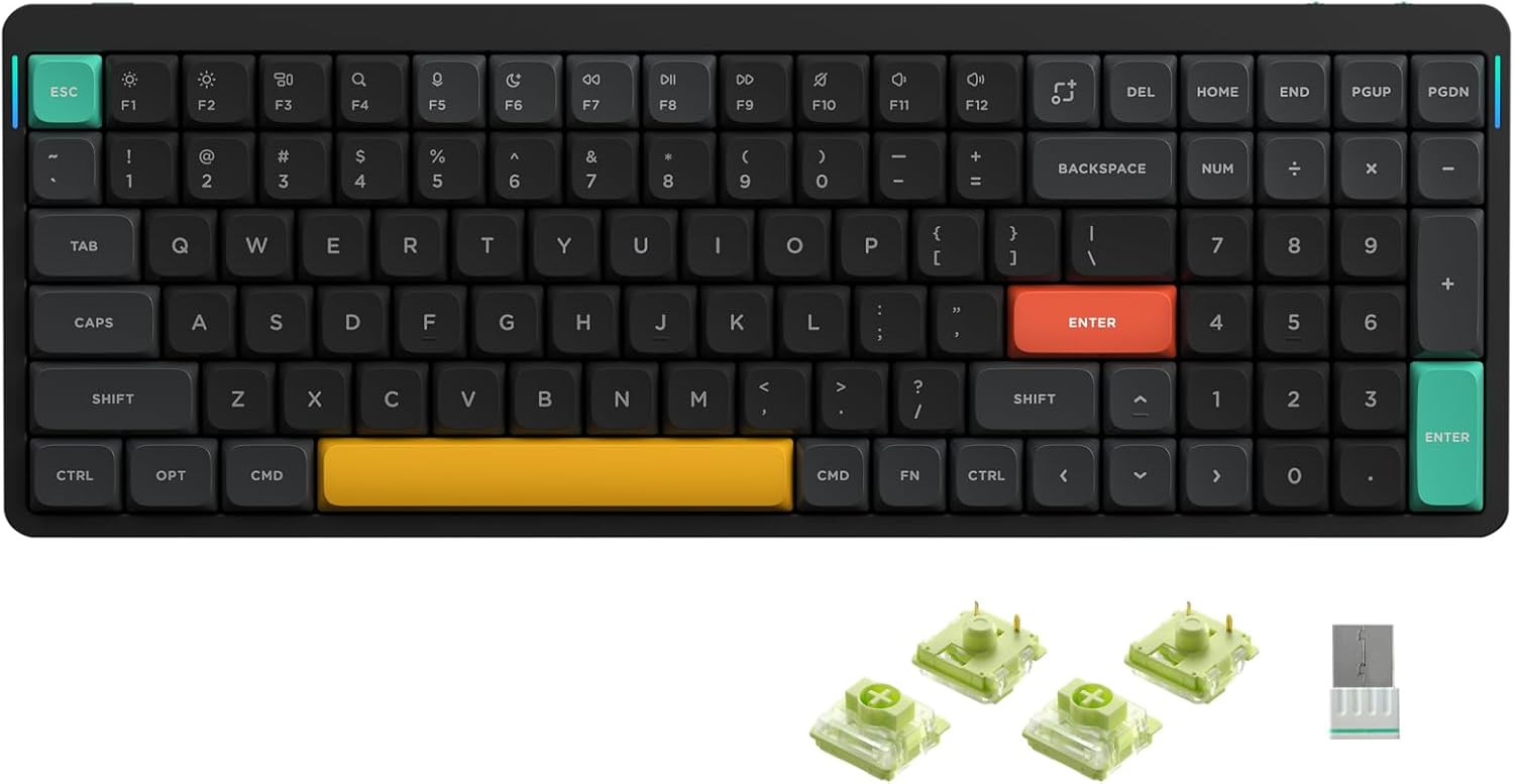 nuphy Air96 V2 Wireless Mechanical Keyboard for Gaming and Work