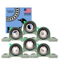 PGN UCP205-16 Pillow Block Bearing Pack of 6 - Durable 1 in Bore