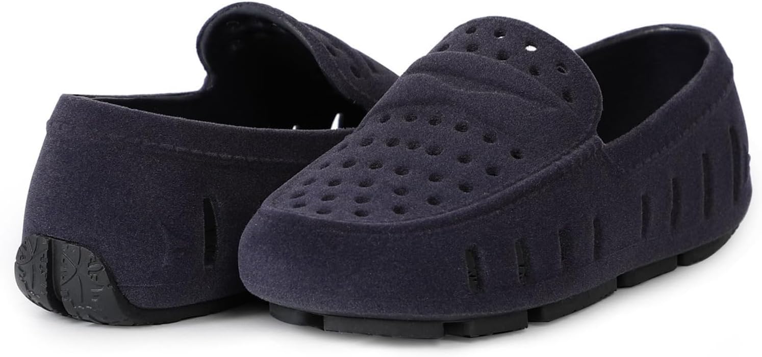 Floafers Prodigy Driver Faux Suede Loafer for Kids Comfort
