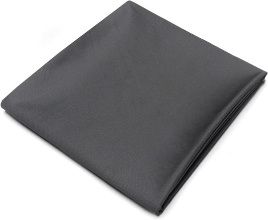 Pico Textiles Charcoal Gray Poly Cotton Twill Fabric for Crafts