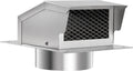 6 Inch Stainless Steel Roof Vent Cap - Durable Bathroom & Dryer Vent