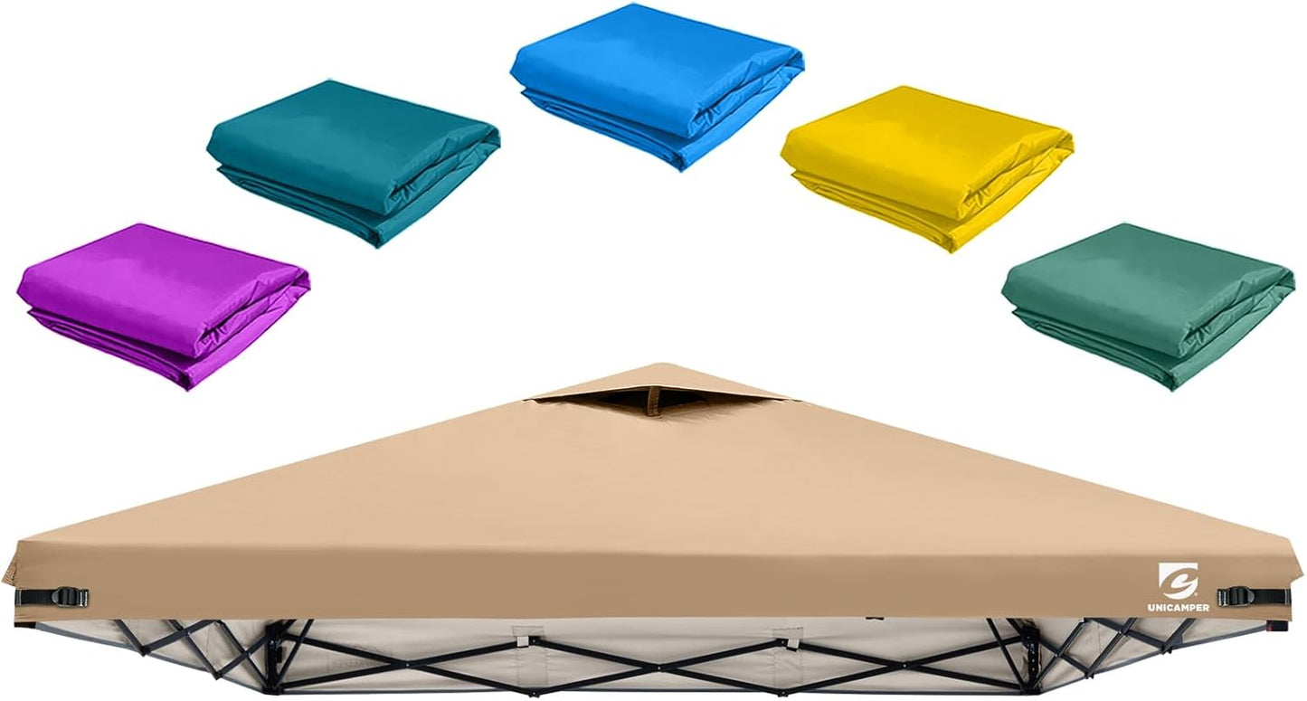 10x10 Pop Up Canopy Replacement Top Cover for Outdoor Use