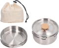 Serlium Stainless Steel Cookware Set - Portable Perfection