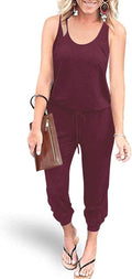 PRETTYGARDEN Womens Jumpsuit Casual Summer Romper - Easy, Flattering