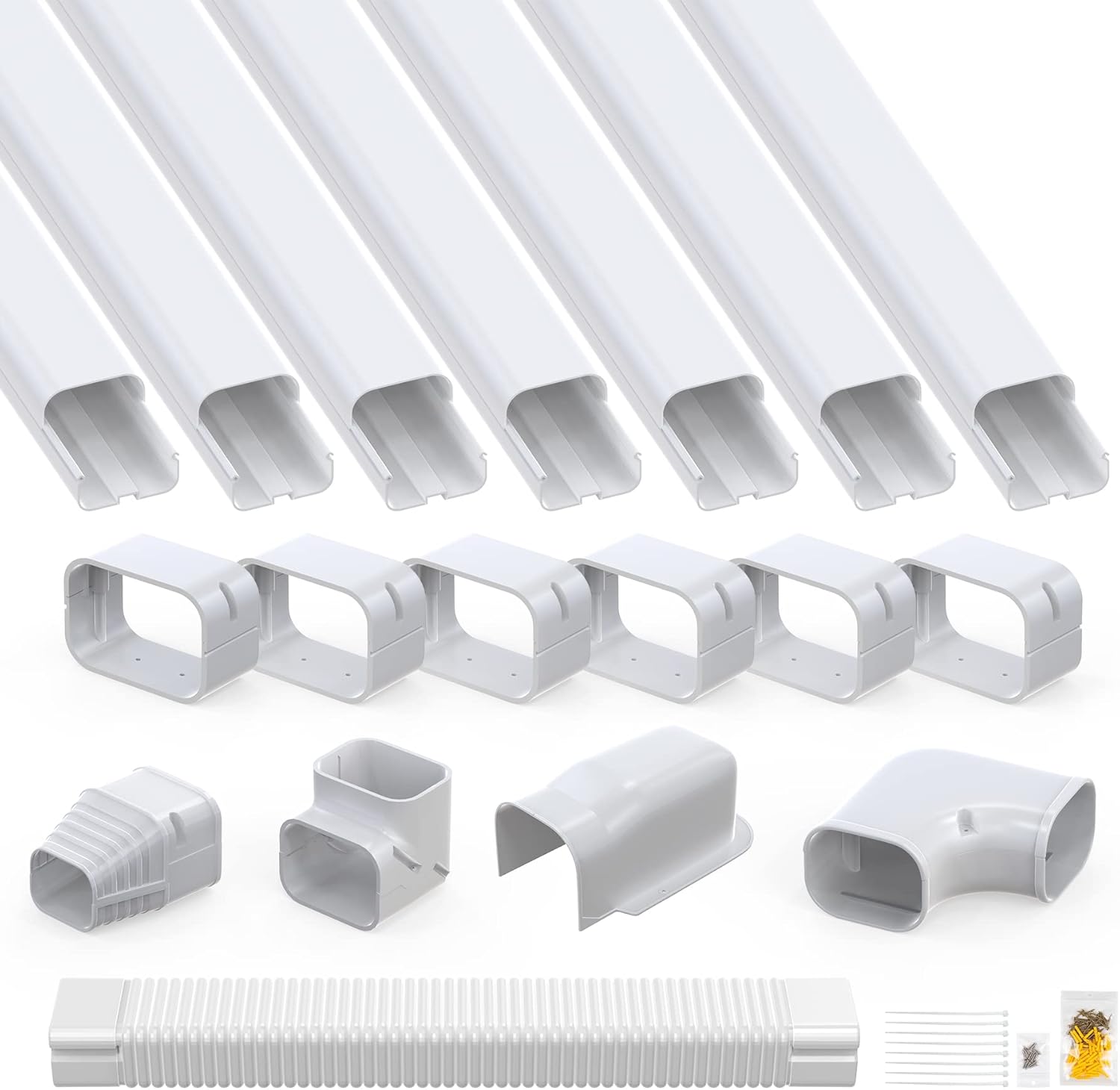 Air Jade 3 25 Ft Mini Split Line Cover: Protect Your AC System in Style!