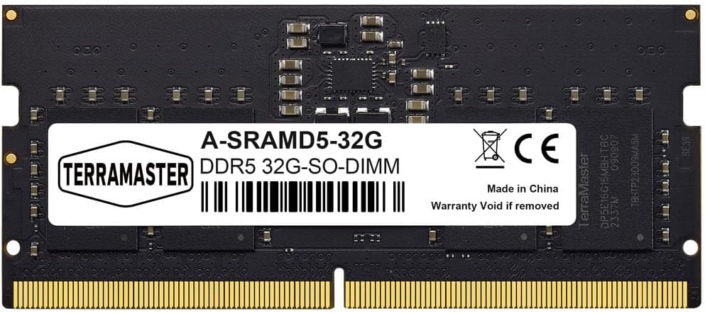 TERRAMASTER 32GB DDR5 RAM SO-DIMM 4800MHz for F8ft