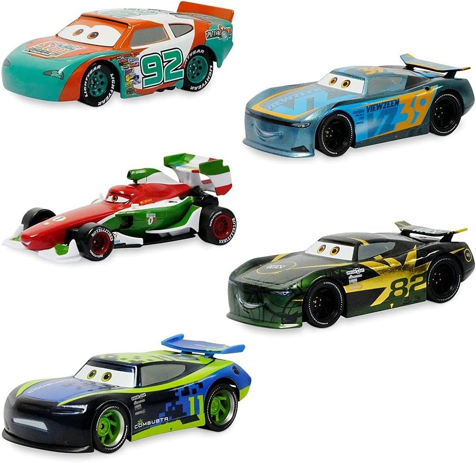 Disney Cars Pull 'N' Race Series Set - 15th Anniversary Diecast