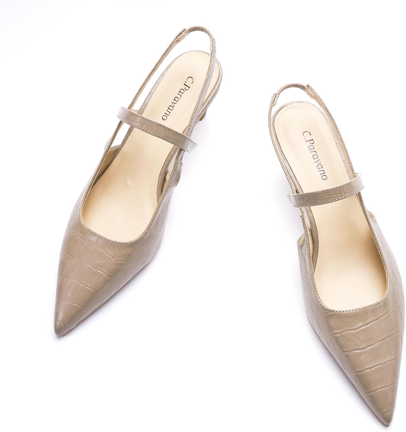 C.Paravano Women's Slingback Flats & Heels - Elegant Comfort