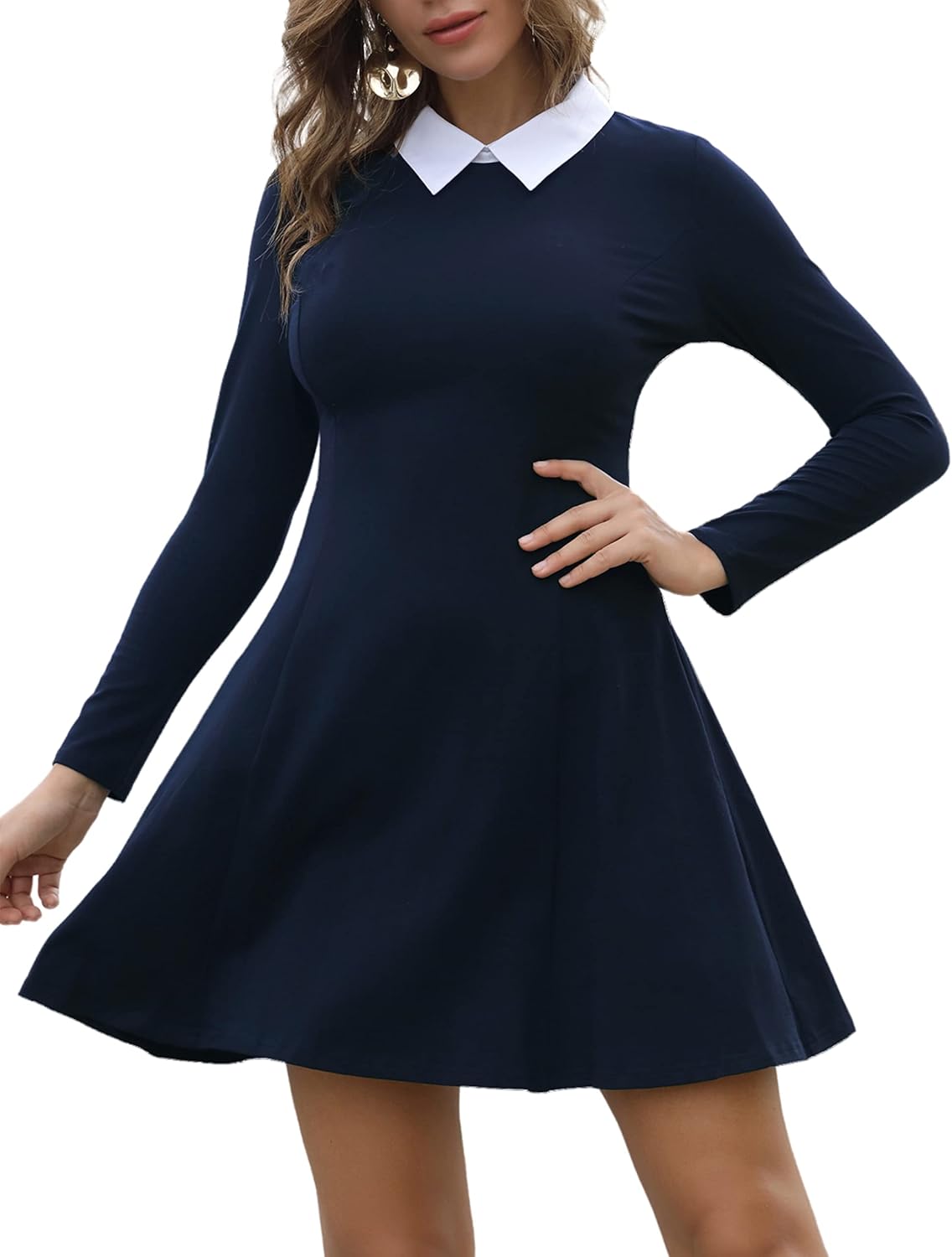 Aphratti Women's Long Sleeve Fall Dresses for Casual Style
