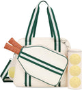Pickleball Tote Bag with Paddle Pocket and Fence Hook - Versatile