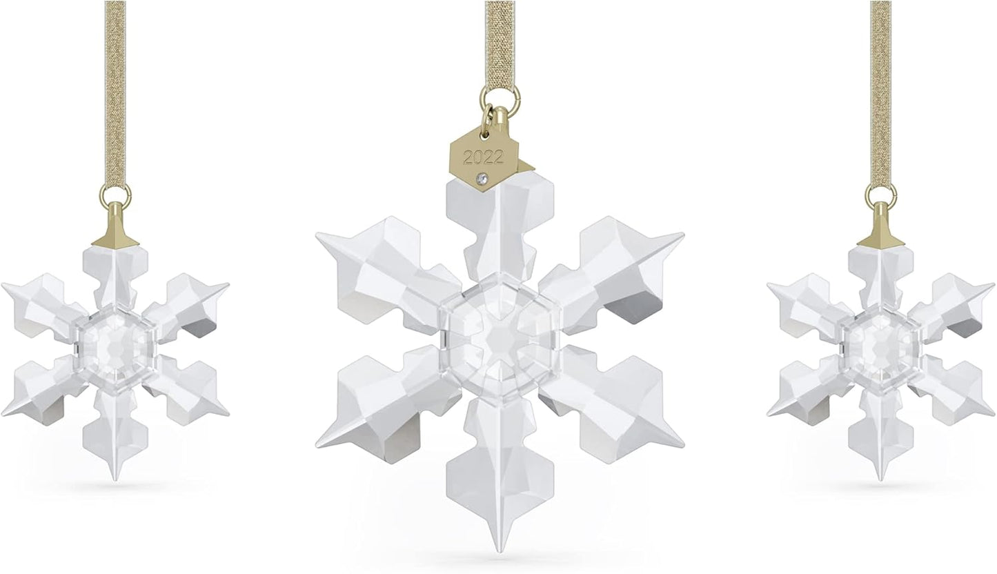 Swarovski Annual Edition Snowflake Ornaments Set for 2022