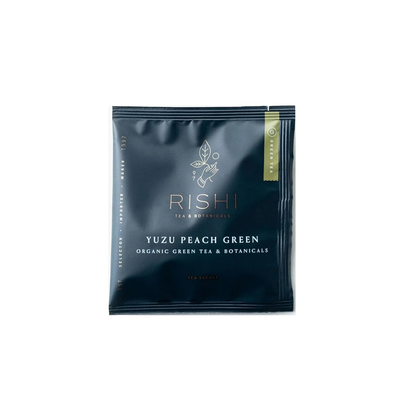 Rishi Tea Yuzu Peach Green Tea - Organic Loose Leaf Blend