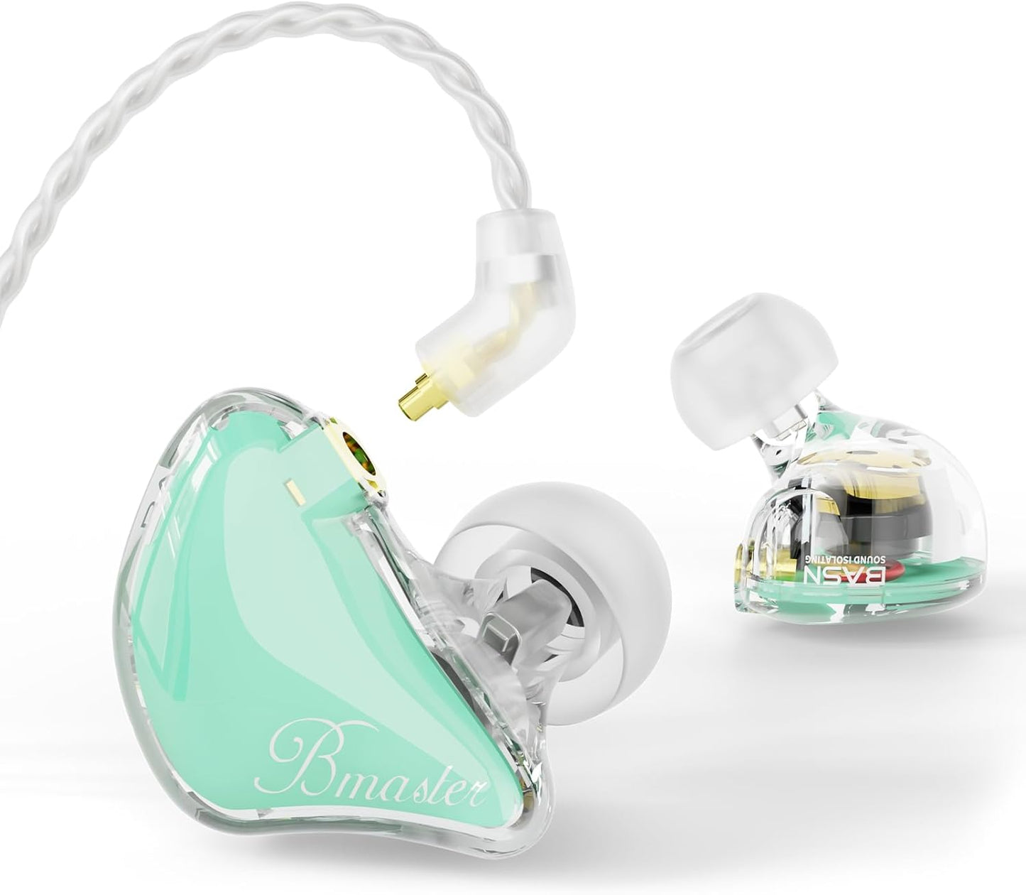 BASN Bmaster In Ear Monitor Headphones for Musicians and Singers