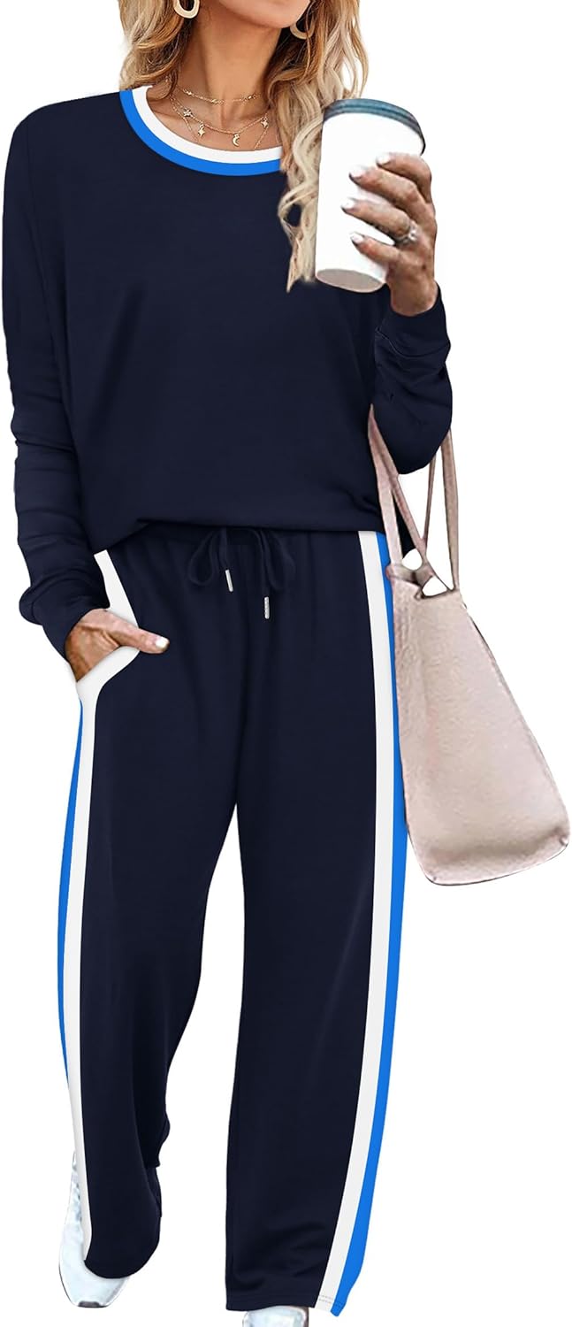 WIHOLL 2 Piece Lounge Sets for Women with Pockets and Style