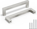 5 Inch Brushed Nickel Cabinet Pulls 20 Pack - Modern Stainless Handles