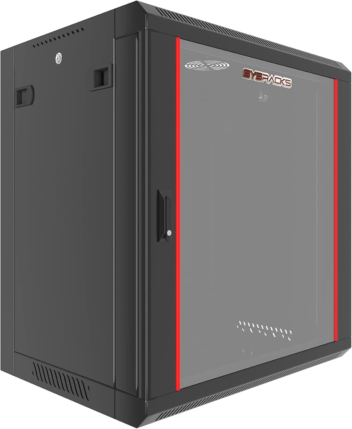 12U Wall Mount Server Rack Cabinet for Secure Network Storage