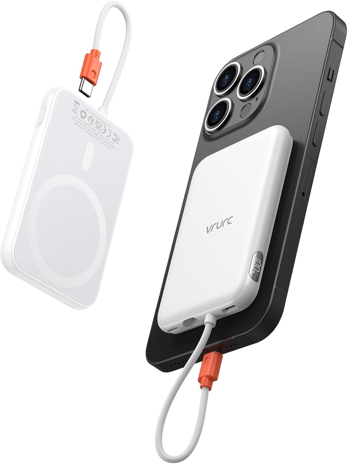 5000mAh VRURC USB C Portable Charger