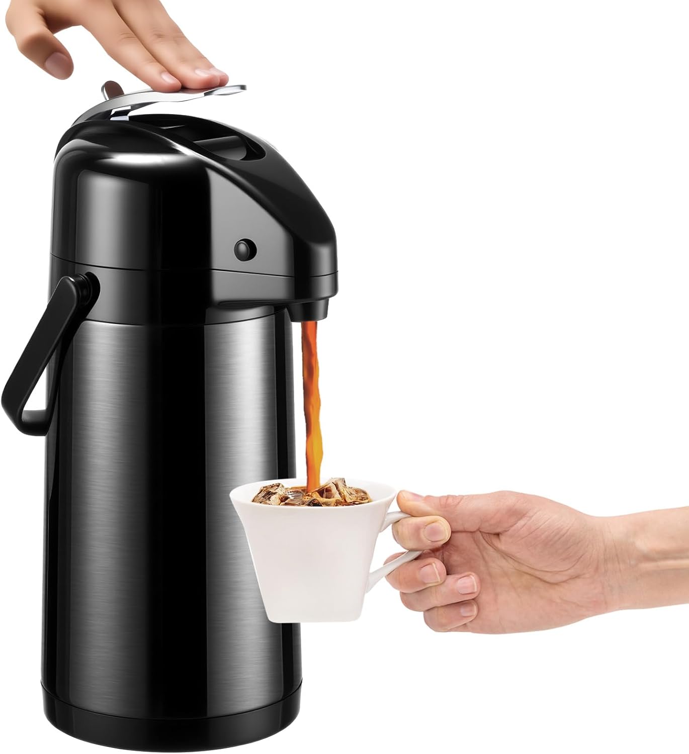 PARACITY Upgraded Airpot Coffee Carafe for Hot and Cold Beverages
