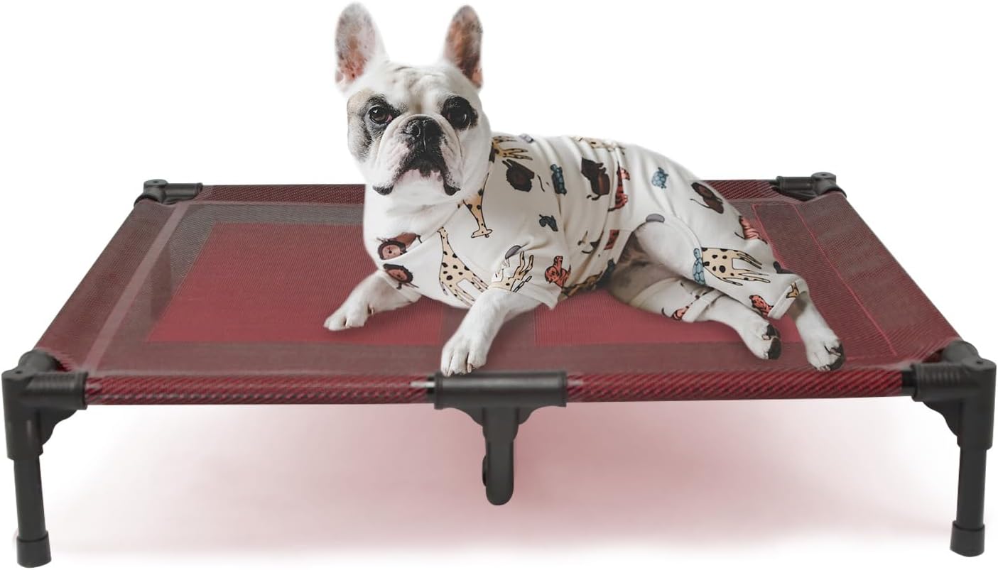 SUDDUS Elevated Dog Bed Waterproof Outdoor Portable Raised Cot