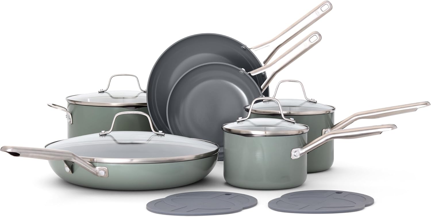 Calphalon 12-pc. Ceramic Nonstick Set - Effortless Cooking