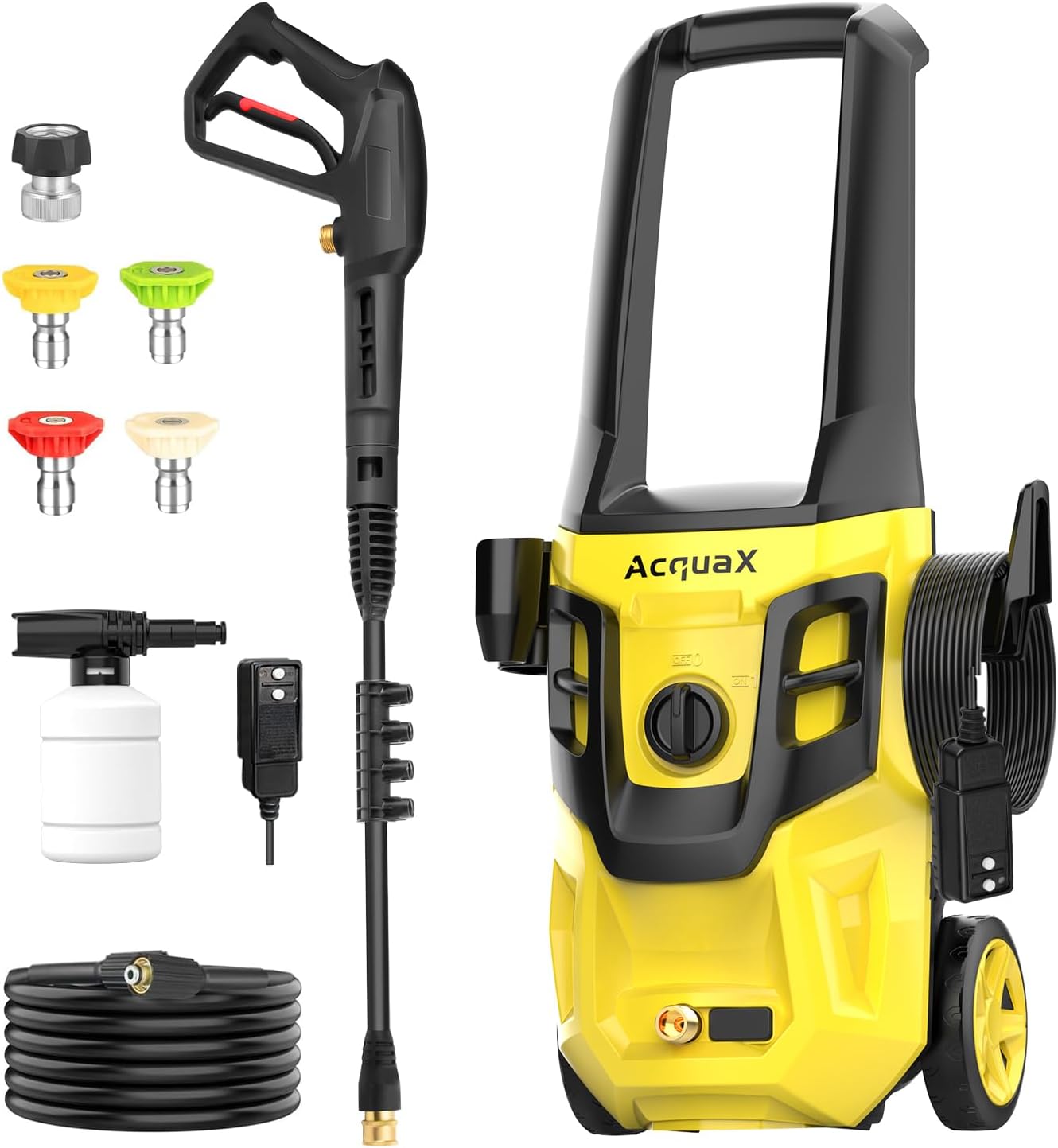 AcquaX 4000 PSI Electric Power Washer - Ultimate Versatility & Efficiency!