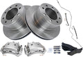 TRQ Rear Brake Pad & Rotor Kit for 2003-2008 Dodge Ram 3500