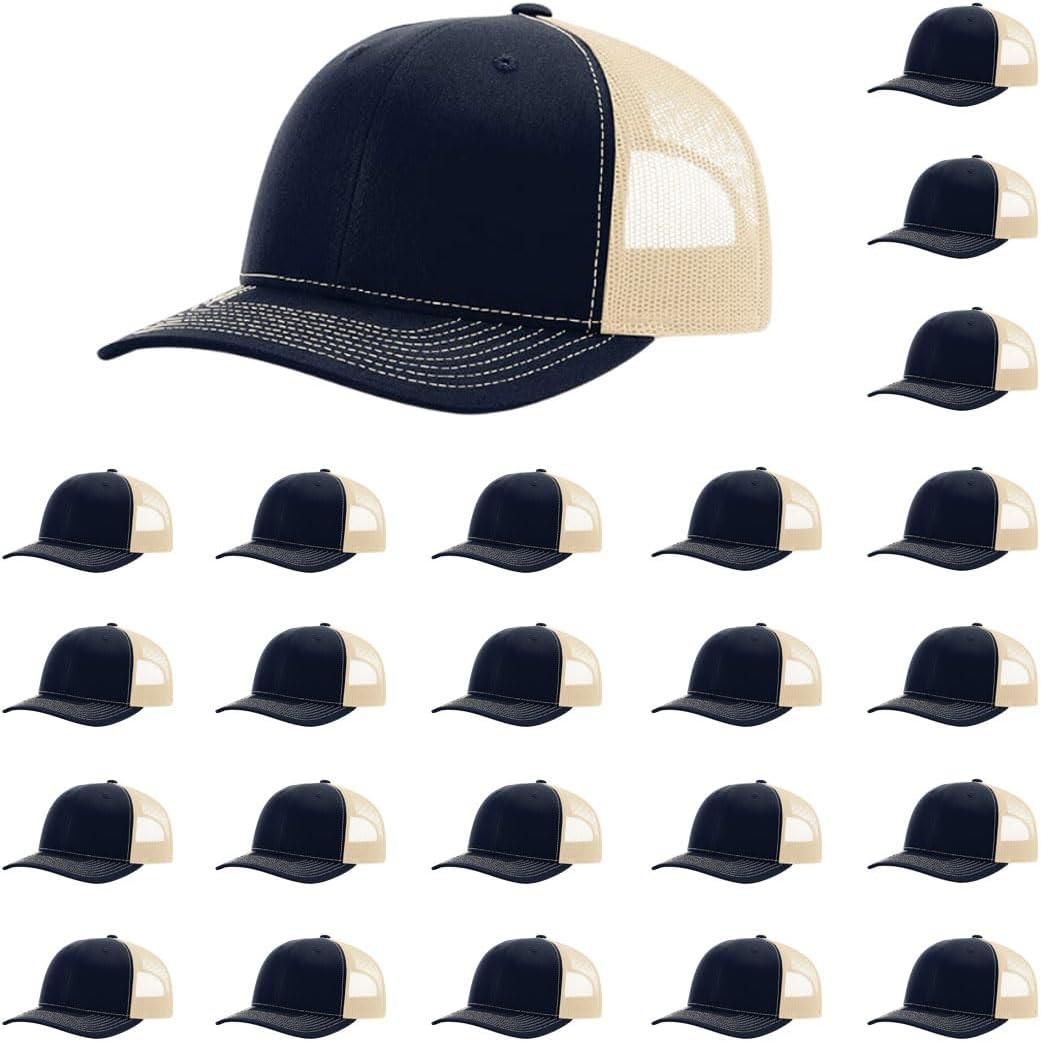 Richardson 112 Classic Six-Panel Adjustable Snapback Trucker Cap