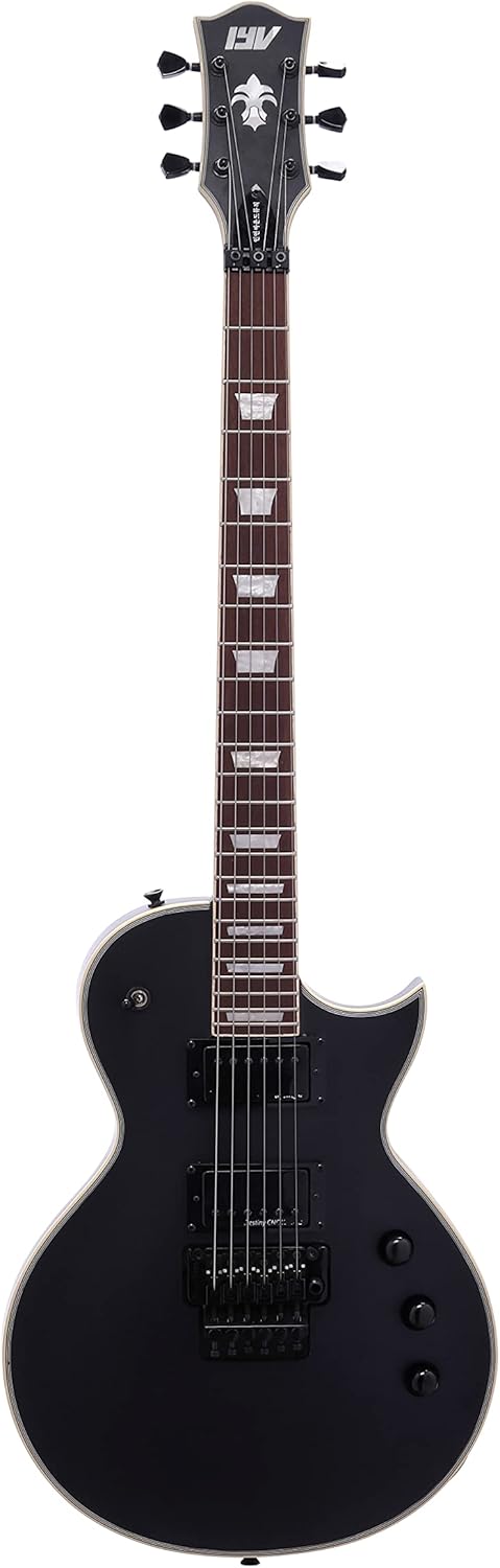IYV Electric Guitar with Floyd Rose Tremolo - Satin Black
