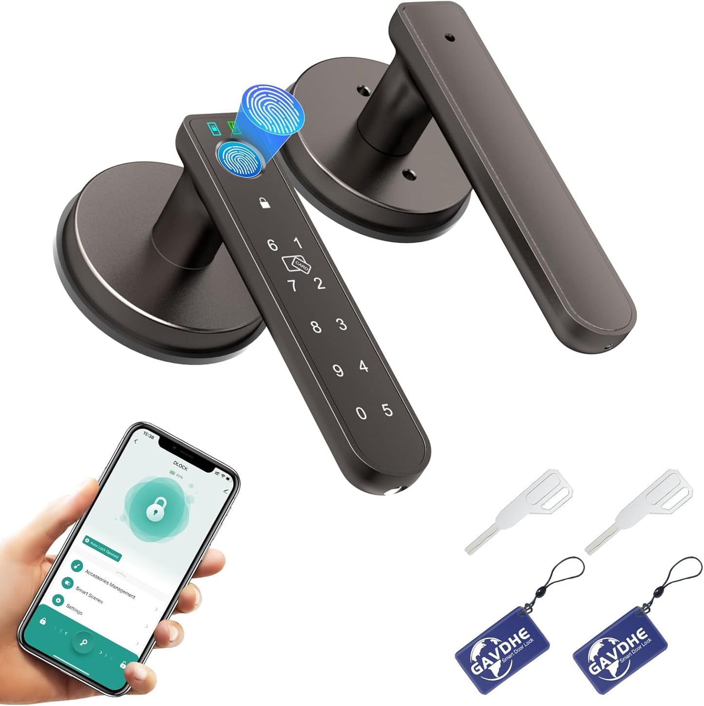 Fingerprint Door Lock with Keyless Entry for Home Security
