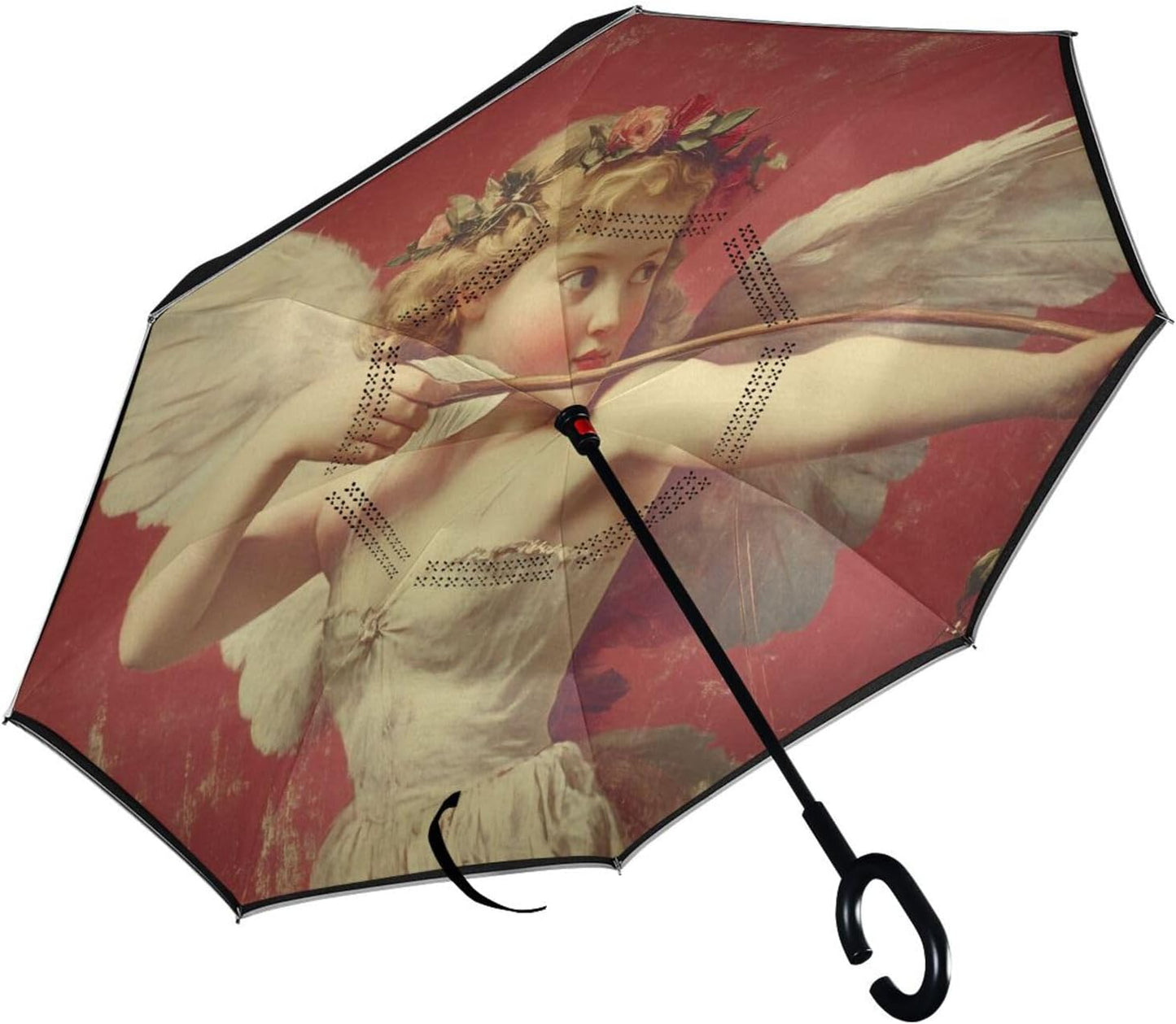 FLildon Cupid Love Inverted Umbrella - Windproof & Waterproof!