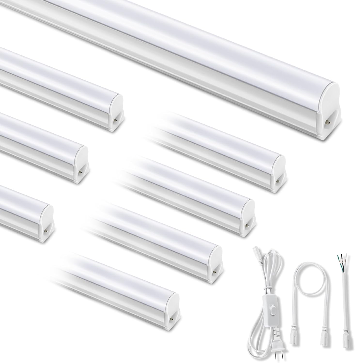 Upgraded 4FT T5 LED Integrated Fixture for Bright Lighting