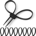 30 Pcs Heavy Duty Police Zip Tie Handcuffs - Secure 250 Lbs Strength!