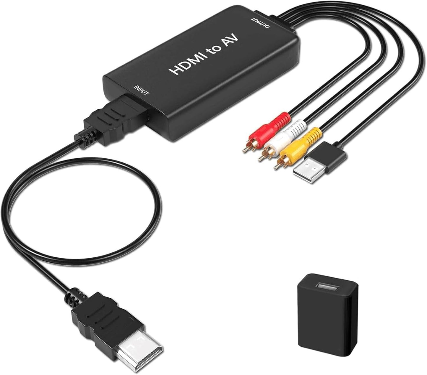 1080P HDMI to RCA Converter: Enjoy Crystal Clear TV Viewing!