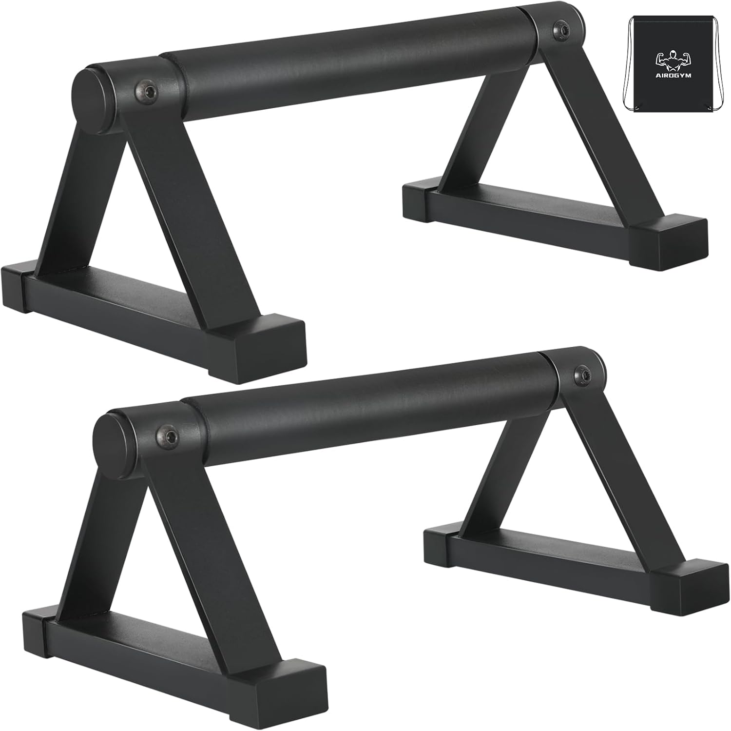 Wood Push Up Bars for Calisthenics and Fitness Workouts