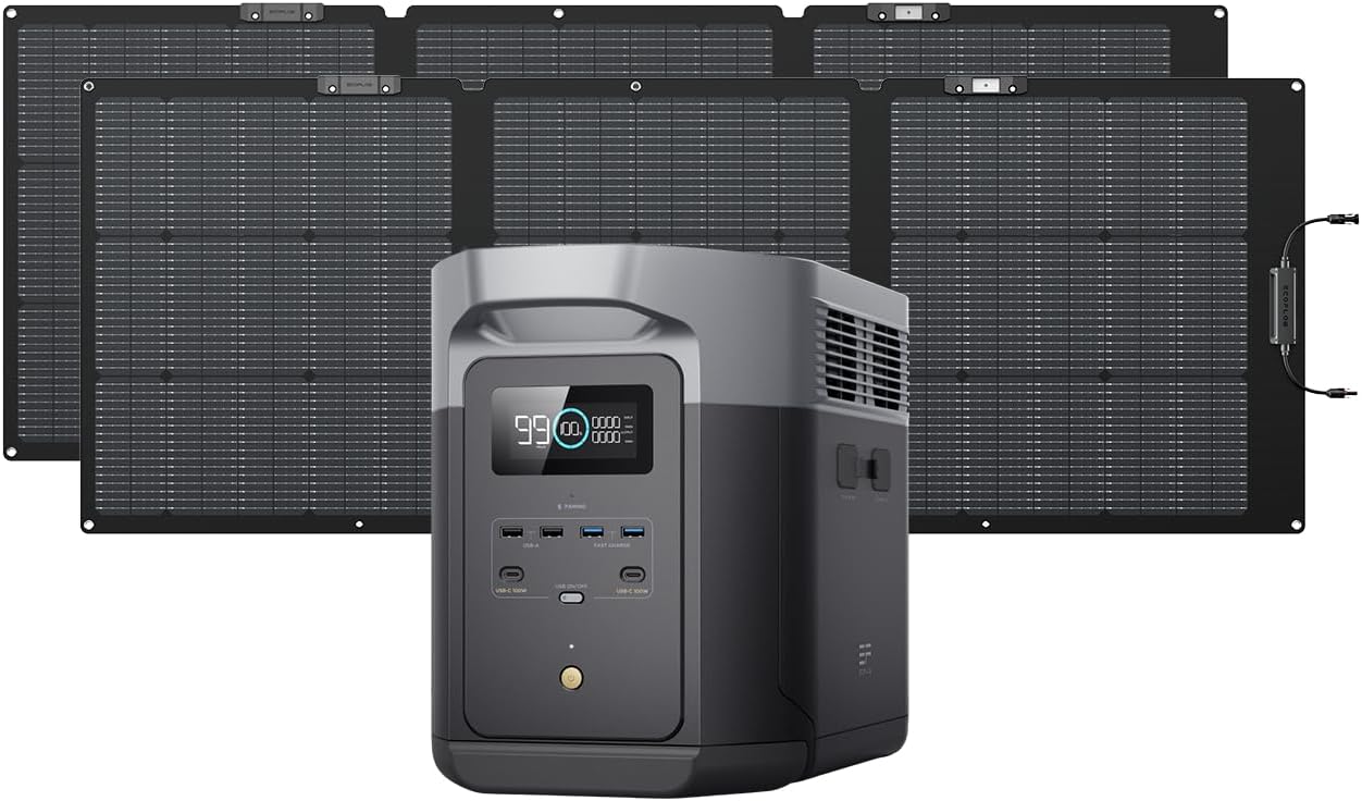 EF ECOFLOW Delta 2 Max: 2048Wh Solar Power Station
