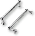 khtumeware 10 Pack 3-3/4 in Hole Center Polished Chrome Pulls - Heavy