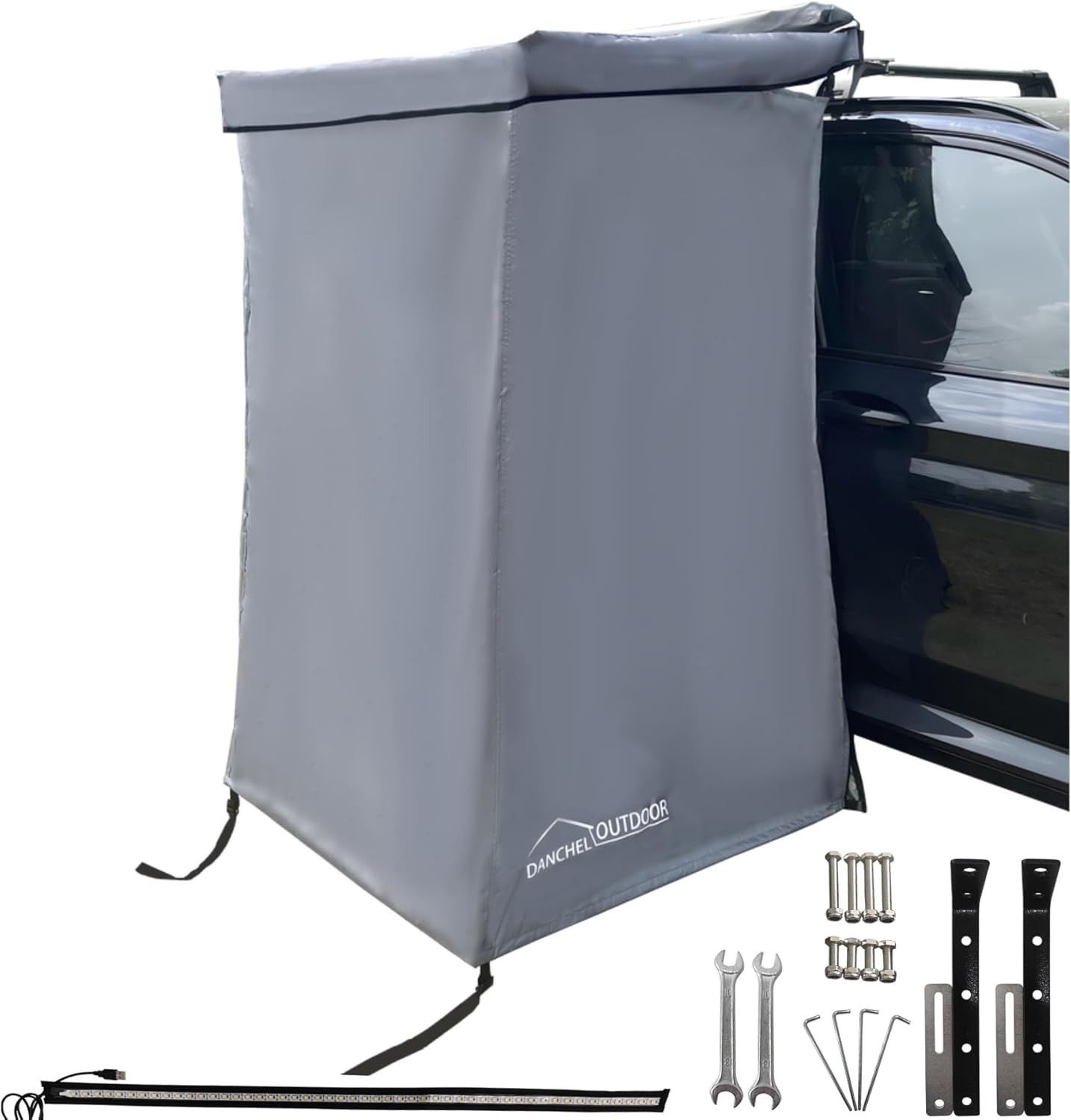 DANCHEL OUTDOOR Portable Car Shower Awning - Waterproof Overland Tent