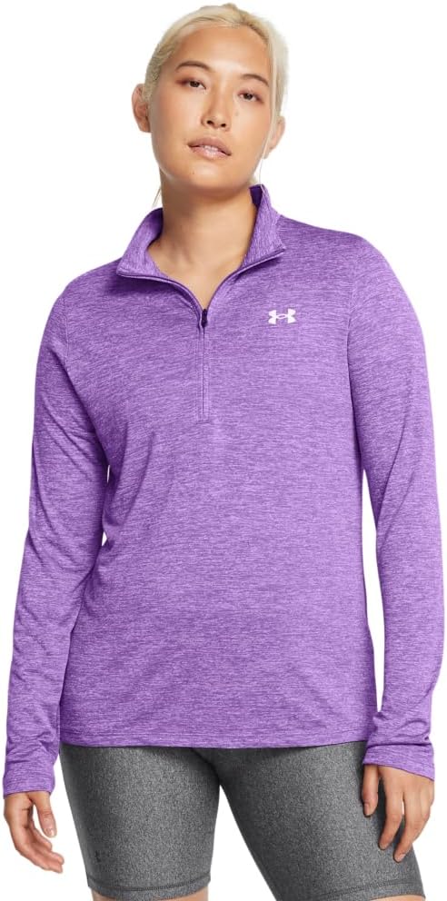 Under Armour Women's Tech Twist Quarter Zip for Active Comfort