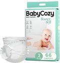 Baby Diapers Size 3 (16-28 lb) - Ultra Soft, Hypoallergenic, Leak