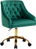 Velvet Office Swivel Chair - Elegant 360 Adjustable Desk Chair