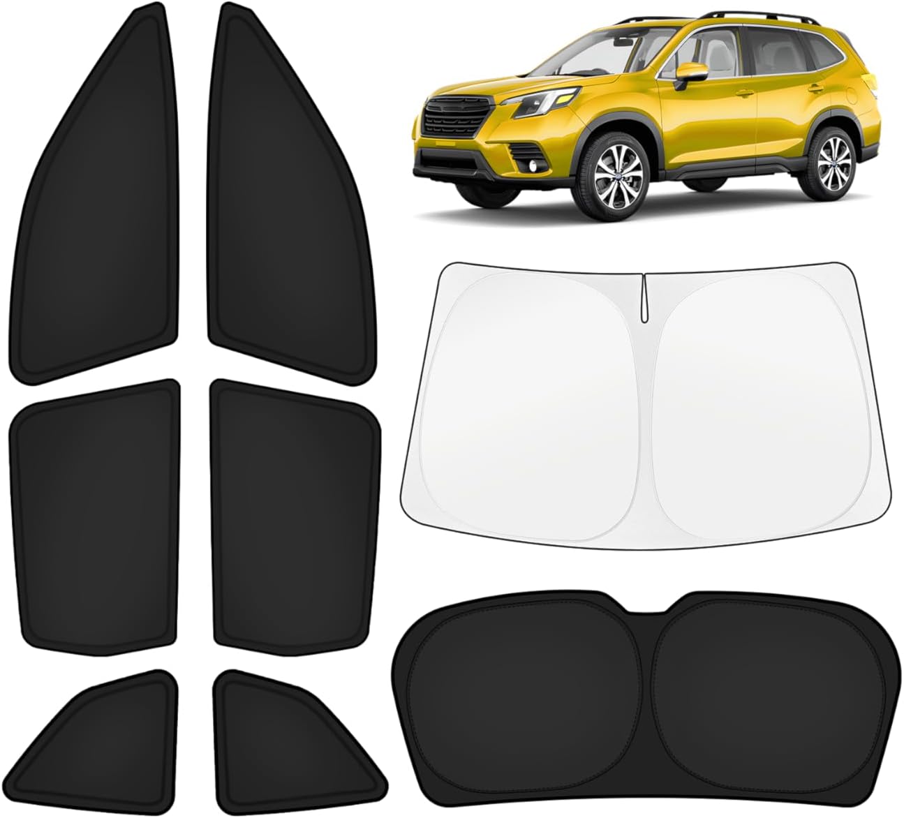 KUST Car Window Shades for Subaru Forester 2019-2024