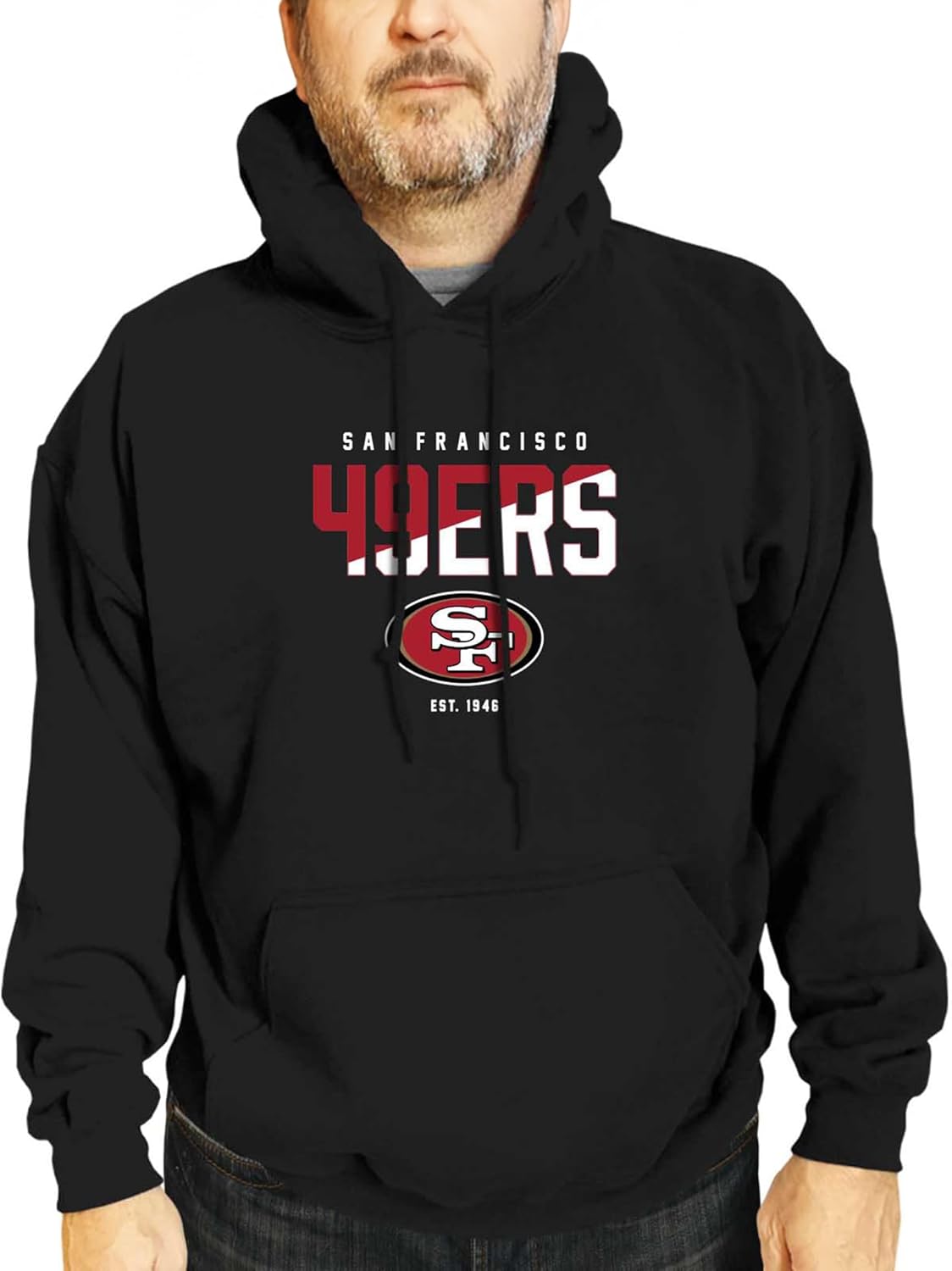 NFL Diagonal Fade Fleece Hooded Sweatshirt for True Fans