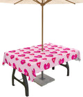 Valentines Day Waterproof Tablecloth - Pink Love Roses