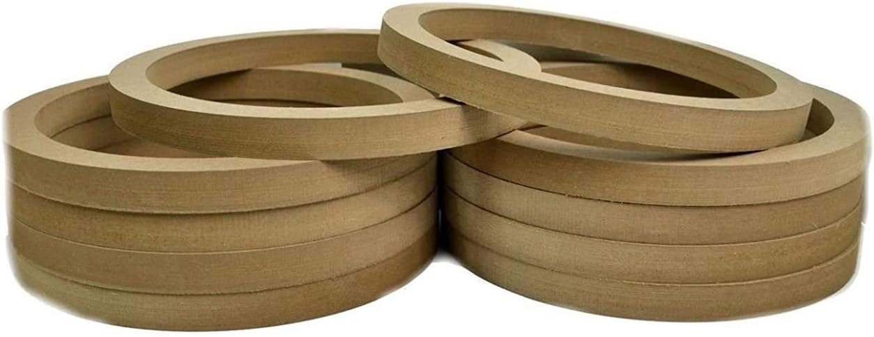 Audiopipe 8 Inch Speaker Mounting Spacer Rings for Custom Fit
